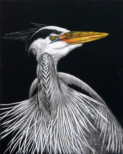 Blue Heron, Susan Morris